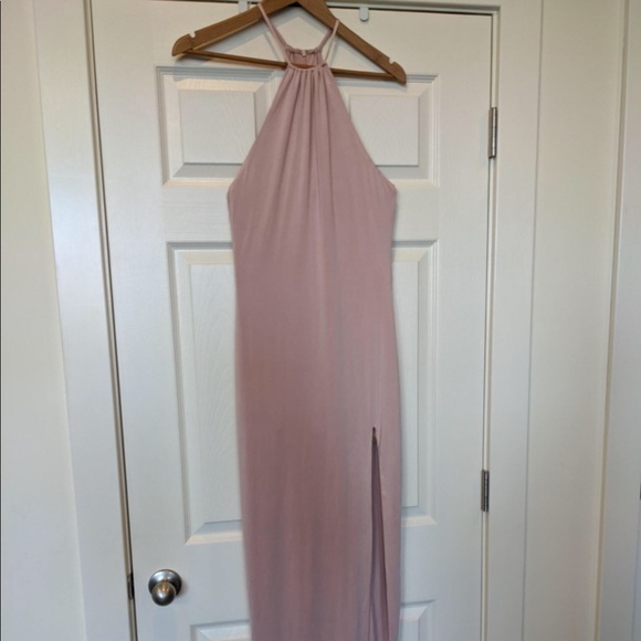 NBD Halter Fitted Maxi Dress from Revolve - Picture 3 of 6